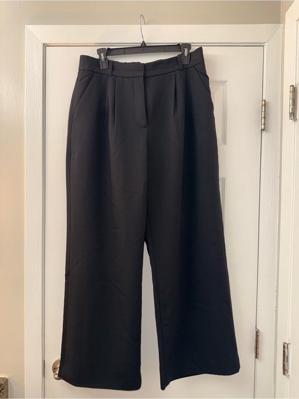 Abercrombie & Fitch Wide Leg Black Pants